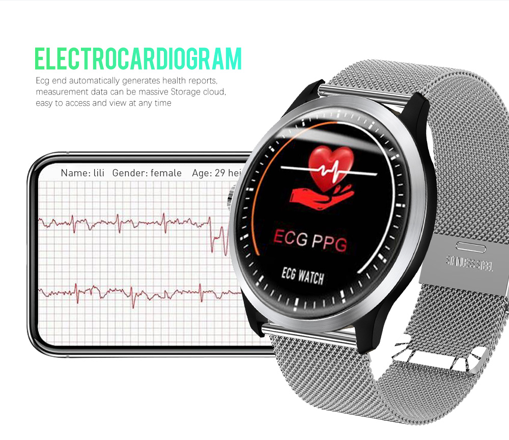 Ρολόι SmartWatch Άθλησης Activity Tracker Smart Watch - Electrocardiogram Measurement Smartwatch Fitness Tracker